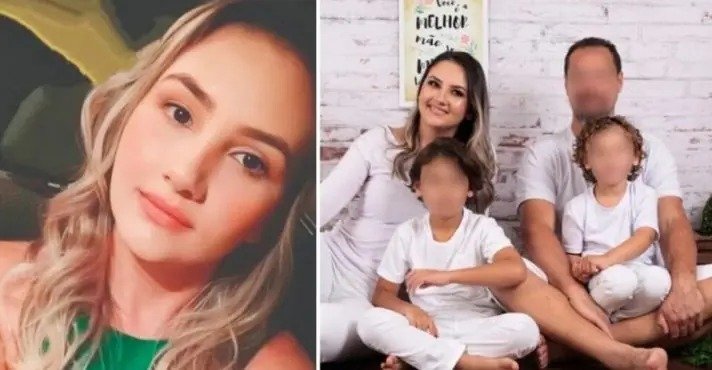 Foto da defesa de Débora Rodrigues dos Santos e tornozeleira eletrônica