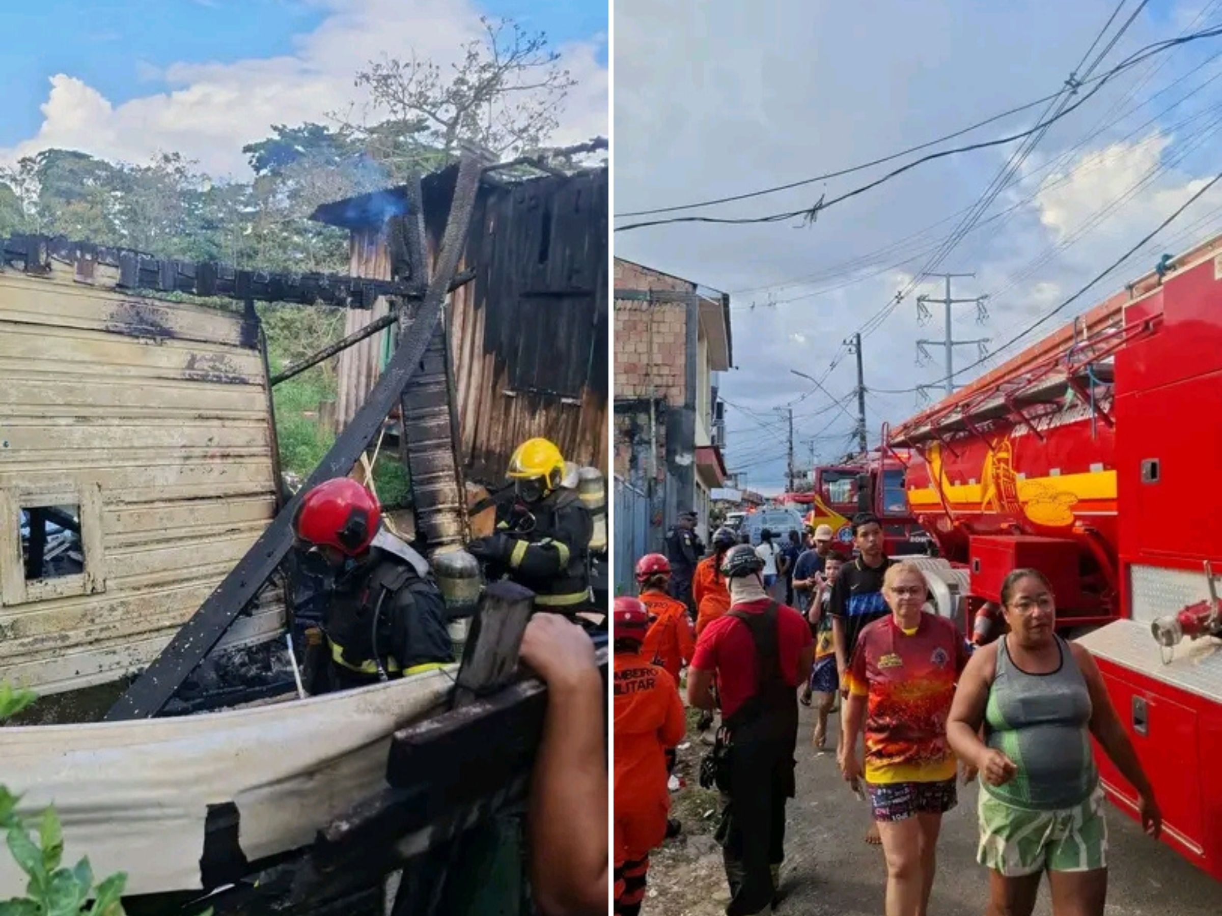 incêndio casa de madeira bairro são jorge