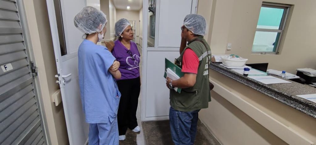 Equipe da FVS RCP realiza vistoria técnica em sistema de abastecimento de água em Parintins