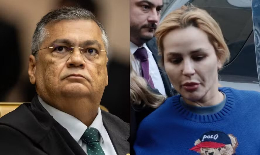 deolane bezerra ao lado do ministro flávio dino