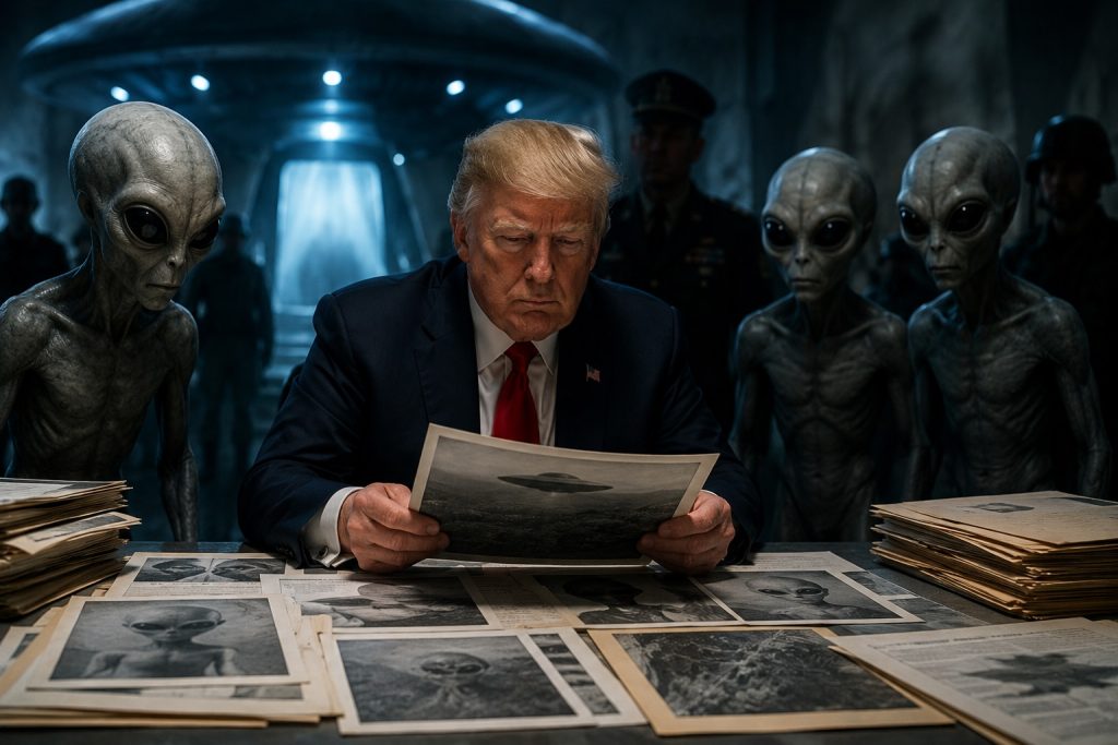 Arquivos sobre ovnis divulgados pelo governo Trump