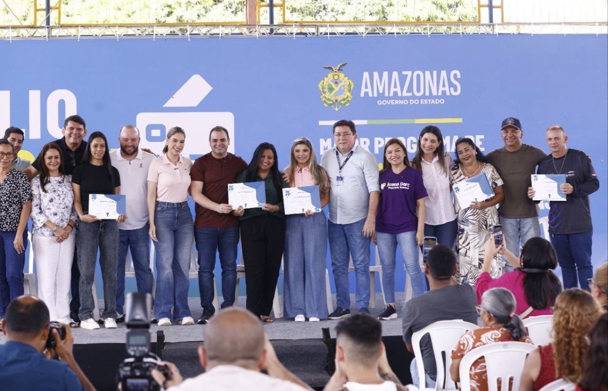Cerimônia de certificação de alunos do Cetam em Manaus