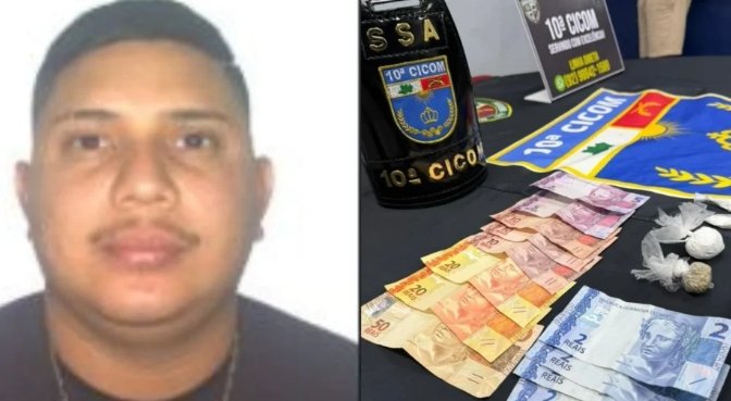 Vista de drogas apreendidas pela polícia dentro de um contador de energia no bairro Alvorada em Manaus