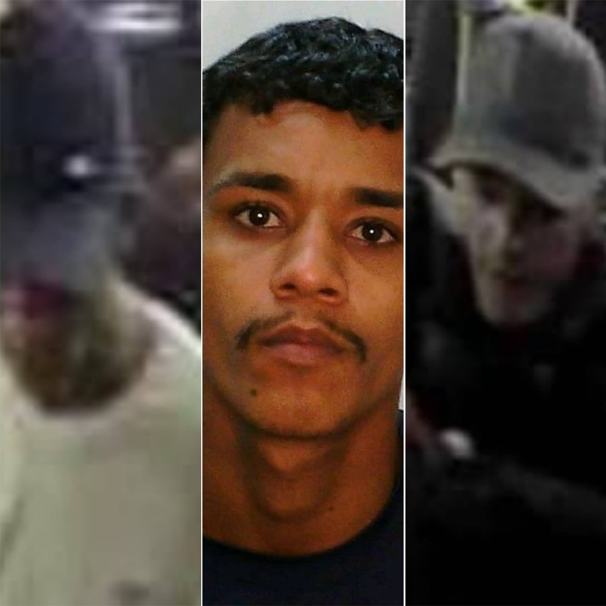 imagem dos suspeitos assaltantes do ônibus em Manaus