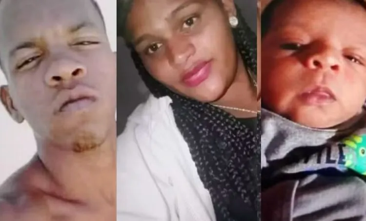 imagem de divulgação sobre triplo homicídio em alagoinhas