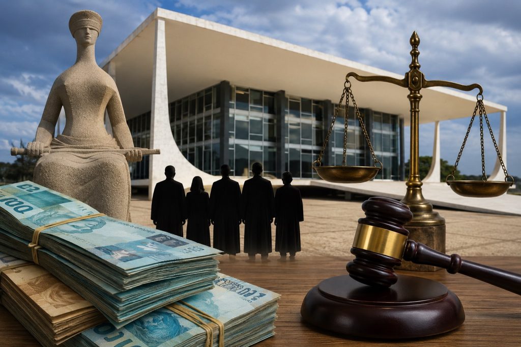 imagem sobre aumento do teto salarial proposto por magistrados federais