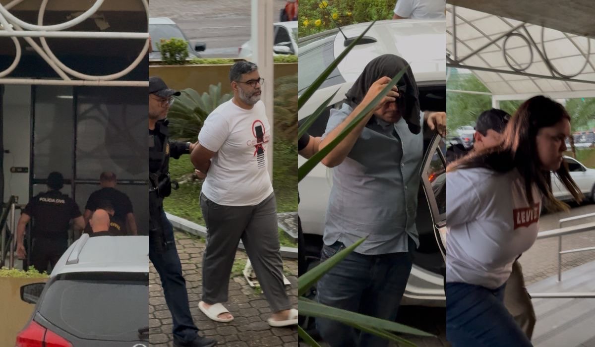 imagem da operação policial em manaus