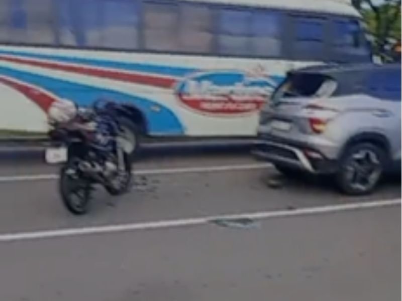 motociclista ferido após colisão com carro em manaus
