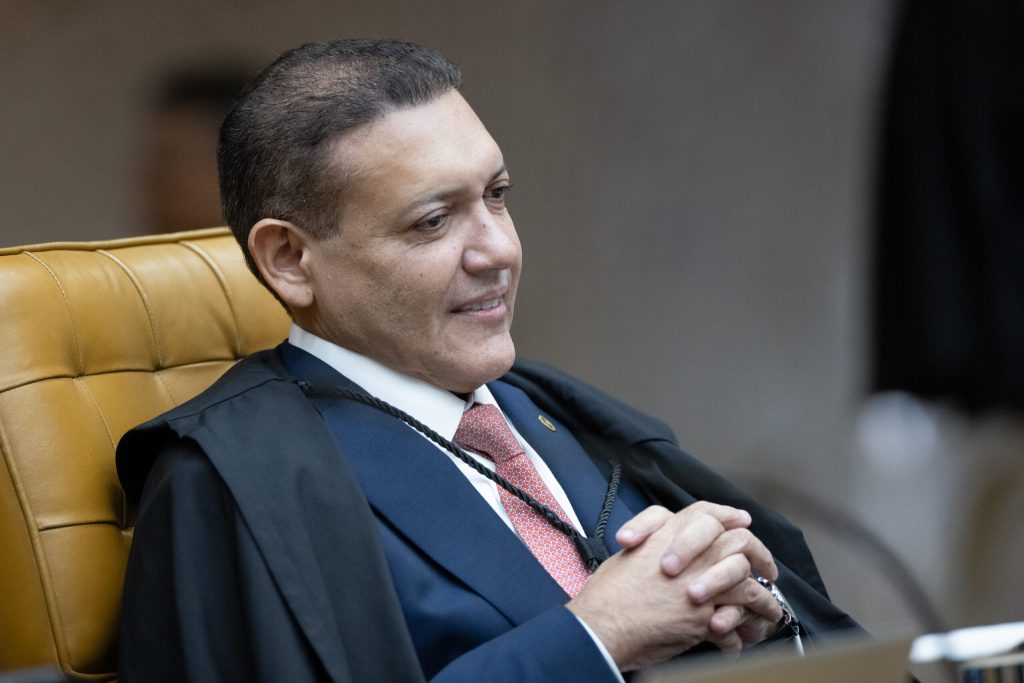 Ministro nunes marques durante sessão plenária