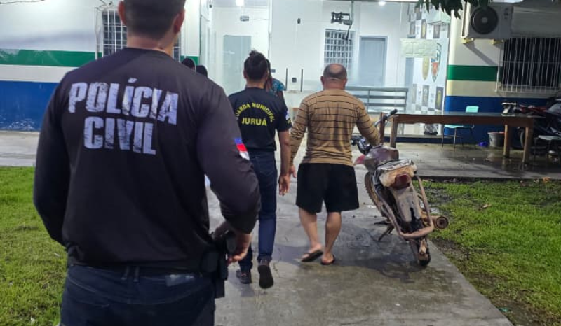 Foto de divulgação sobre operação policial no Amazonas