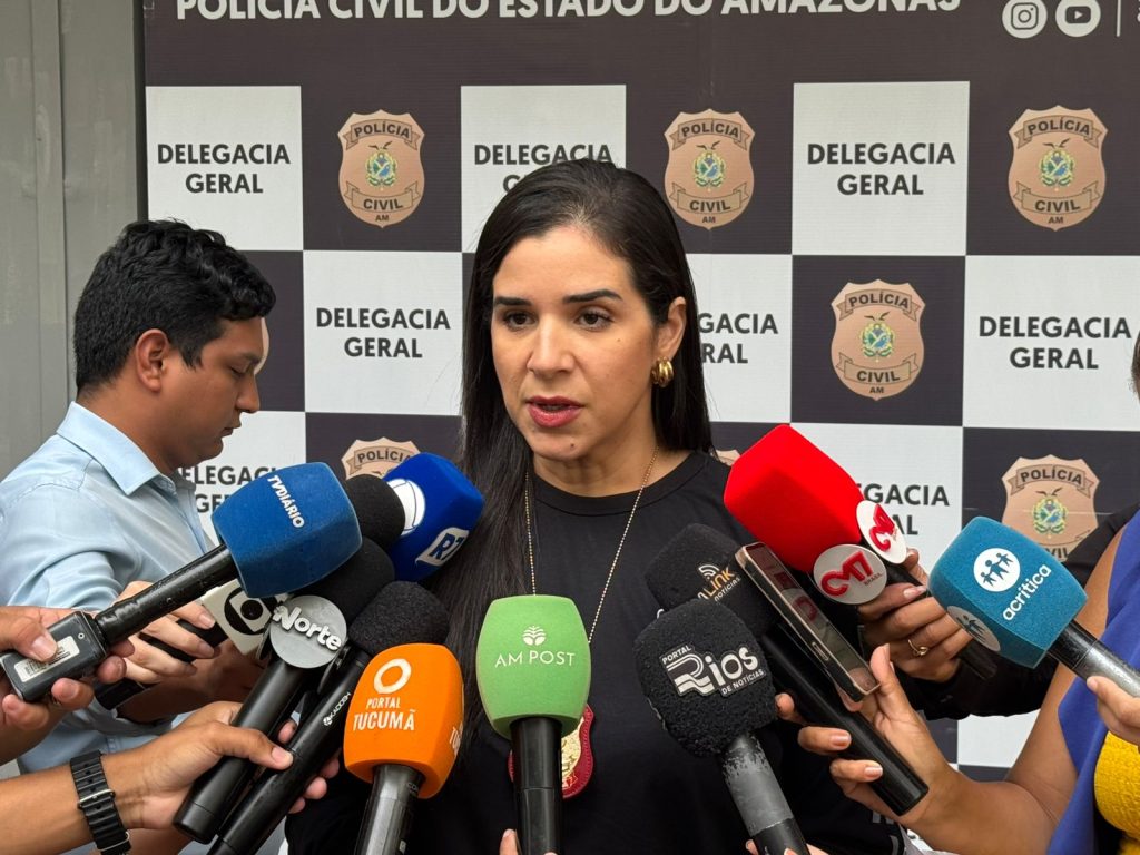 imagem da prisão de suspeitos em Manaus