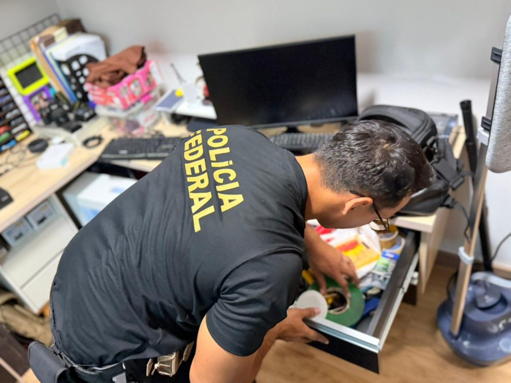 Imagem relacionada à operação da Polícia Federal em Manaus