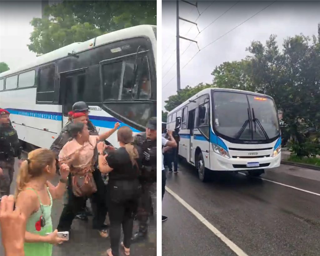 Transferência de policiais militares em Manaus, com resistência de custodiados