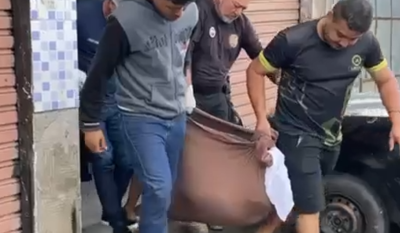 imagem da operação policial em Manaus