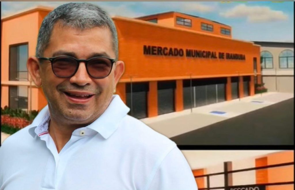 Foto do novo Mercado Municipal de Iranduba em construção