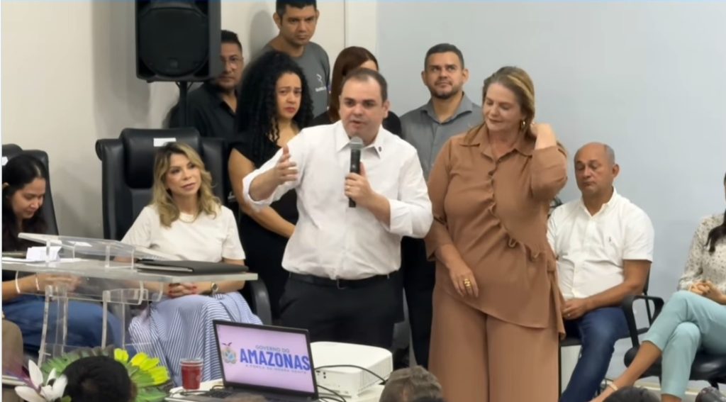 Imagem do governador Roberto Cidade anuncia troca na Secretaria de Saúde do Amazonas