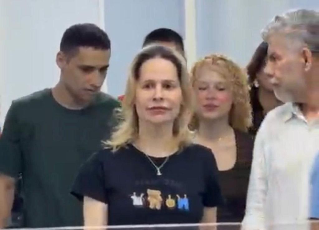 Anabela Freitas após deixar a prisão