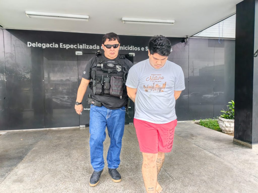 Michael Gregório Barbosa dos Santos preso como suspeito de assassinato