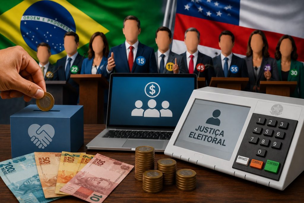 imagem ilustrativa sobre vaquinhas virtuais e eleições 2026