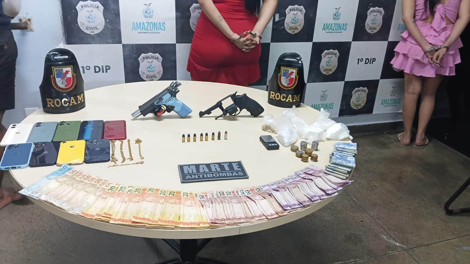 Operação policial da ROCAM em hotel de Manaus