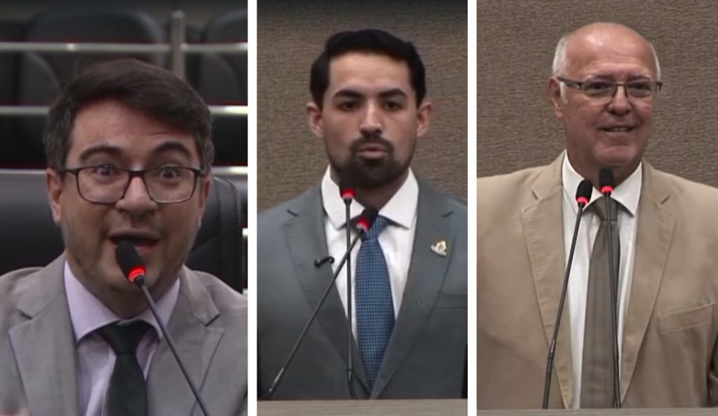 sessão da câmara de manaus com vereadores discutindo crise de água