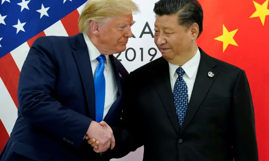 Reunião entre Donald Trump e Xi Jinping em Pequim para discutir temas globais