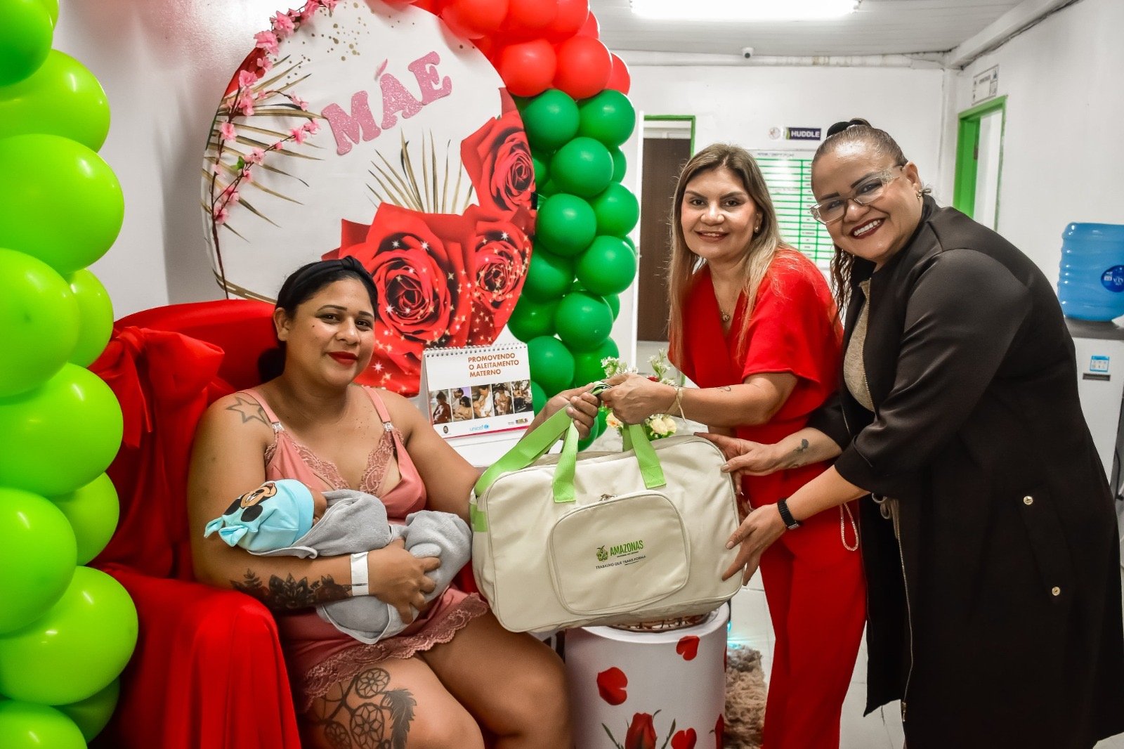foto de maternidade em manaus durante o dia das mães