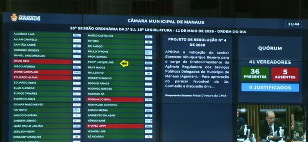 Professora Jacqueline, vereadora de Manaus e deputada estadual no Amazonas