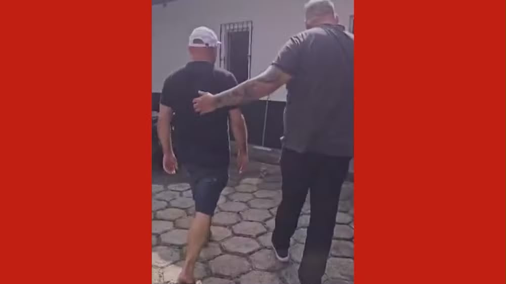 imagem do comerciante preso suspeito de tortura