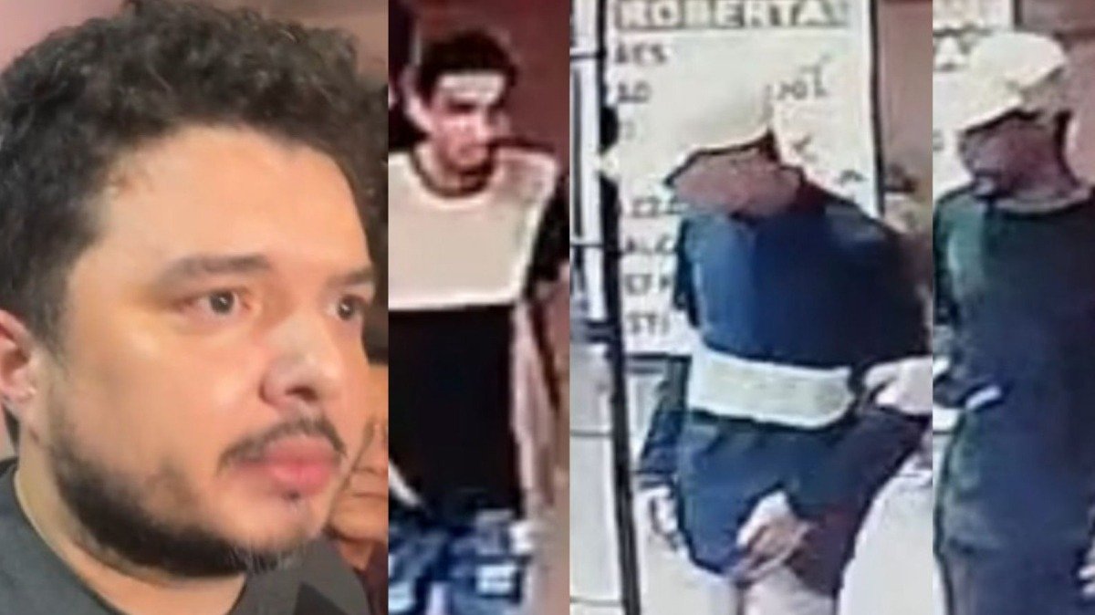 imagem do empresário evilázio e local do crime