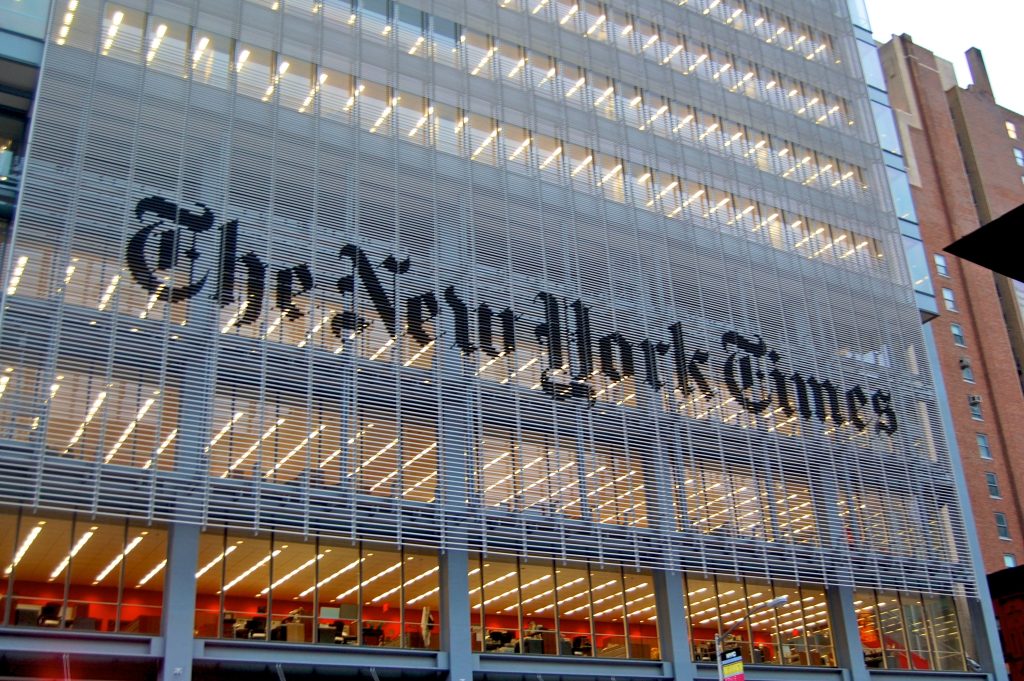 jornalista do new york times e relação china e eua