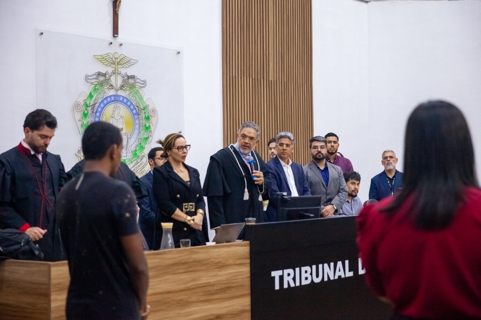 Jose Nilson Azevedo da Silva em julgamento pela morte da adolescente Debora Alves em Manaus.