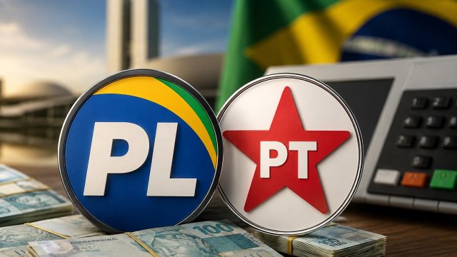PL e PT ficam com as maiores fatias dos R$ 4,9 bilhões do Fundo Eleitoral