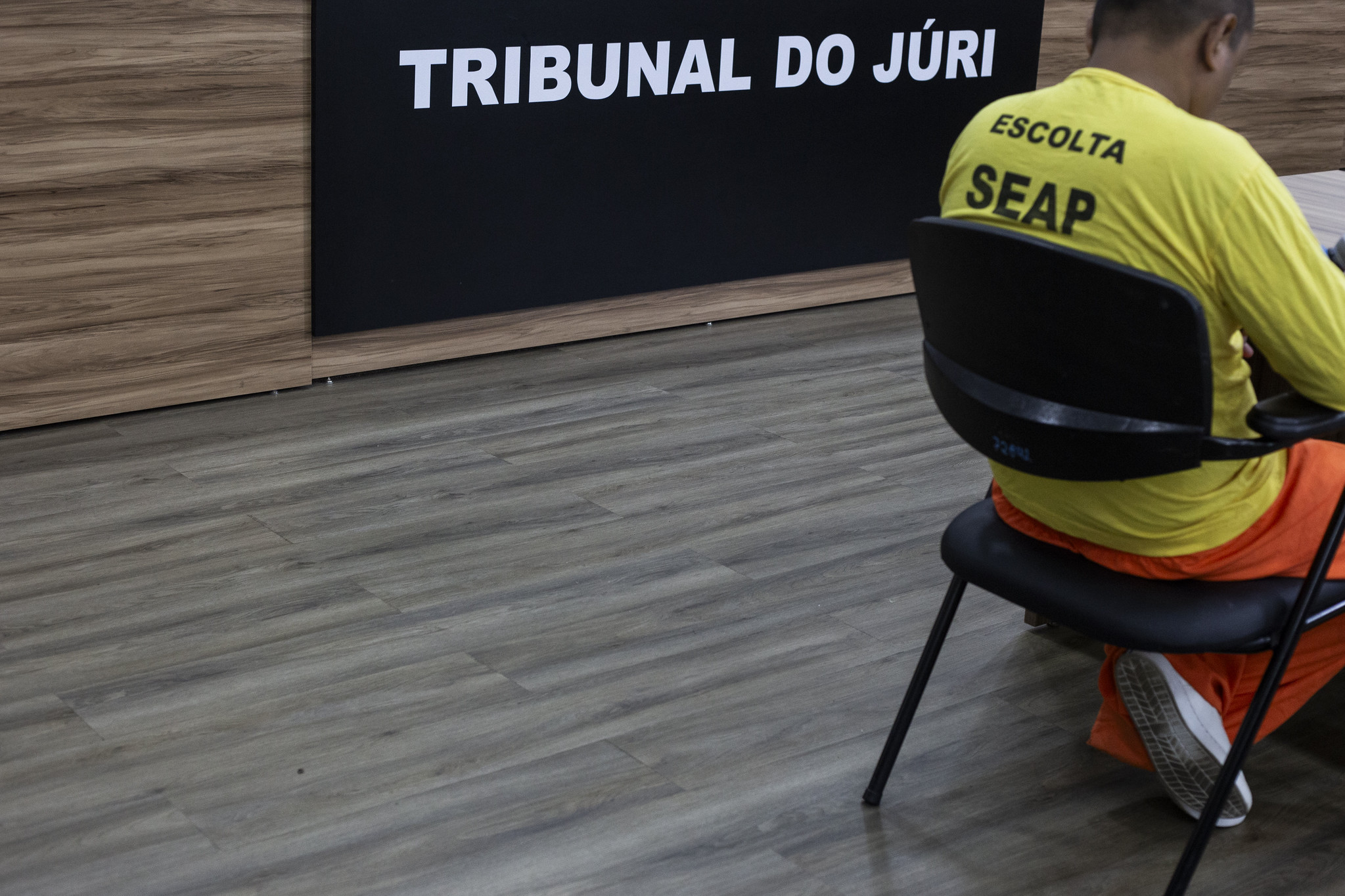 foto do julgamento de réus em São Sebastião do Uatumã