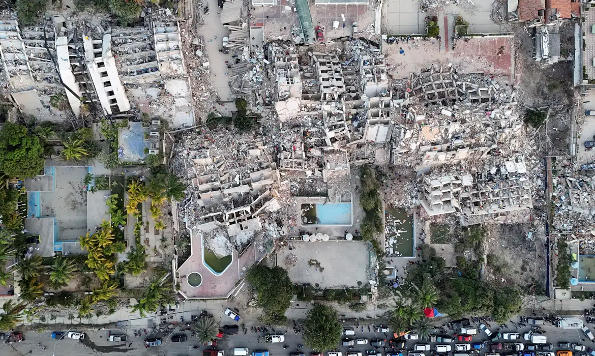 Imagens dos danos causados pelos terremotos na venezuela