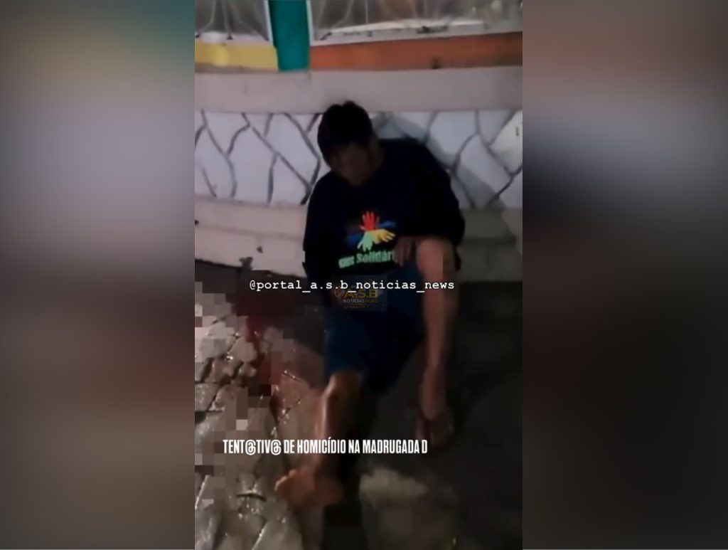 imagem de homem encontrado ensanguentado em Itacoatiara