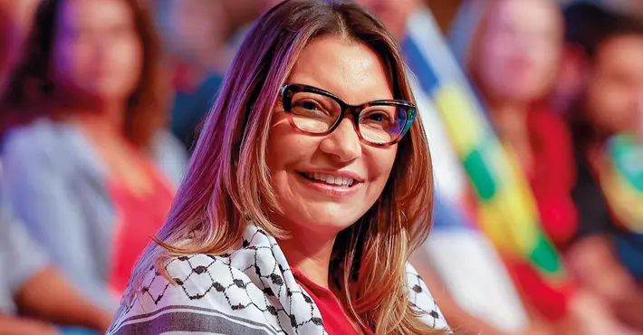 Primeira-dama Janja em entrevista sobre críticas a seus gastos