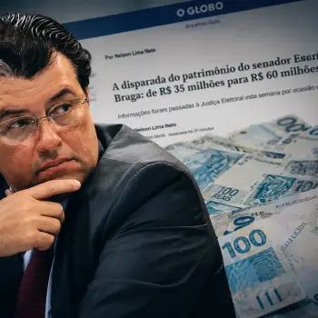 Jornal O Globo destaca disparada do patrimônio de Eduardo Braga: ‘de R$ 35 milhões para R$ 60 milhões’