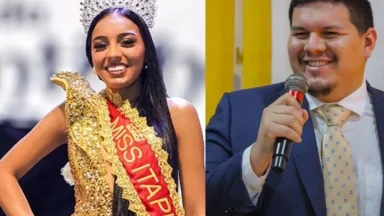 Miss Itapiranga denuncia retaliação após cobrar abastecimento de água e acusa prefeito de mandar recolher vestido