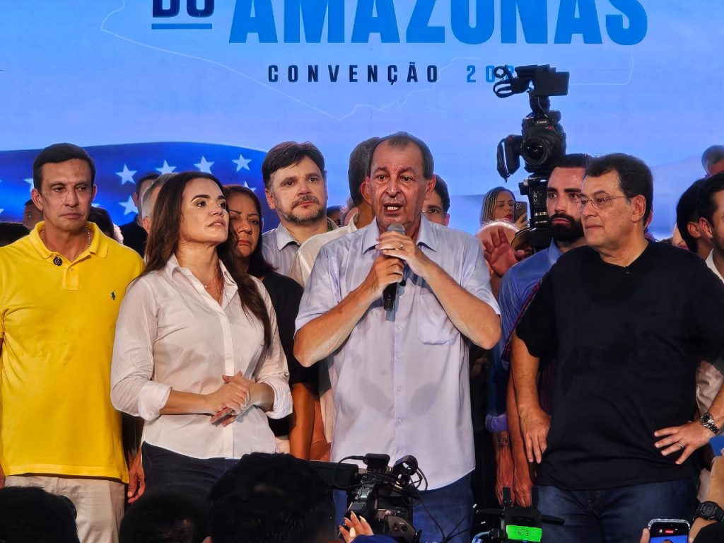 Registro da candidatura de Omar Aziz ao governo do estado do Amazonas