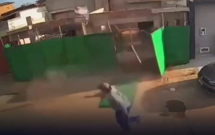 imagem do local do acidente com pedreiro em Vitória da Conquista