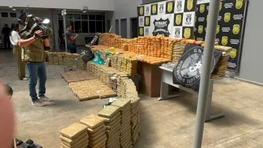 Polícia Civil apreende cerca de uma tonelada de maconha durante operação contra o tráfico no Amazonas