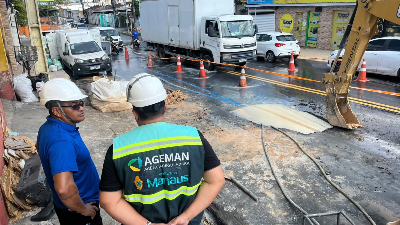 Ageman realiza mais de mil vistorias e prepara punições contra Águas de Manaus por falhas no recapeamento