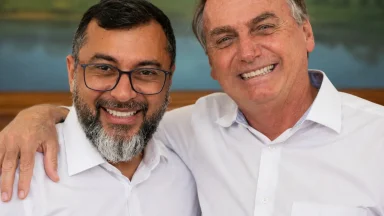 Wilson Lima manteve fidelidade a Bolsonaro nos momentos de vitória e de adversidade