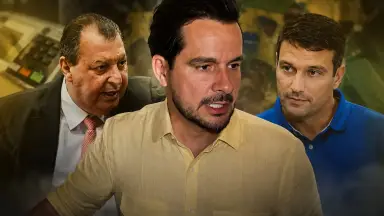 Alberto Neto desconversa ao ser questionado pelo AM POST sobre seu suplente lobista Alessandro Bronze e falta de criticas a Omar Aziz