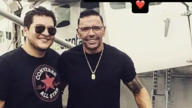 Sabino Castelo Branco reaparece nas redes sociais em foto publicada pelo filho no dia dos pais