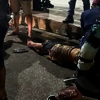 ‘Deu ruim no grau’: casal é arremessado de motocicleta após grave acidente em Manaus
