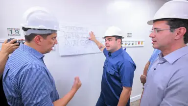 Governador Roberto Cidade vistoria obras que ampliam e modernizam estrutura do SPA São Raimundo