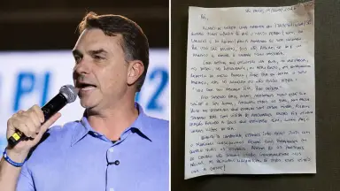 Impedido de visitar Bolsonaro, Flávio escreve carta ao pai no Dia dos Pais: “Até breve”