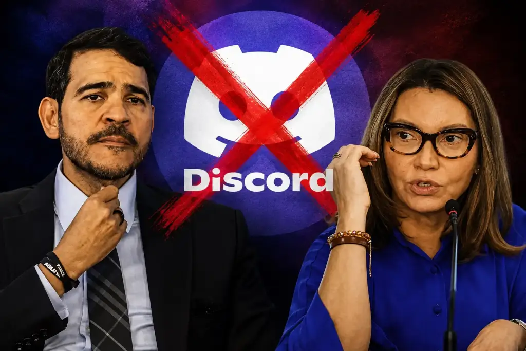A primeira-dama Janja da Silva discute a suspensão do Discord no Brasil